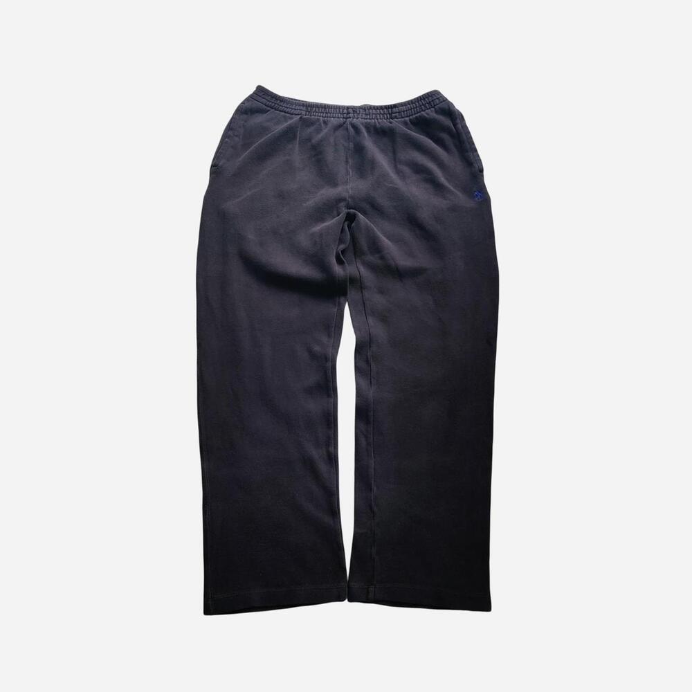 Polo Ralph Lauren black cotton sweatpants with navy embroidered logo
